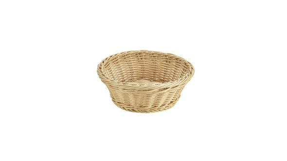 Round Polywicker Basket 21Ø x 8cm - Genware