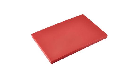 Red 1" Chopping Board 18" x 12" - Genware