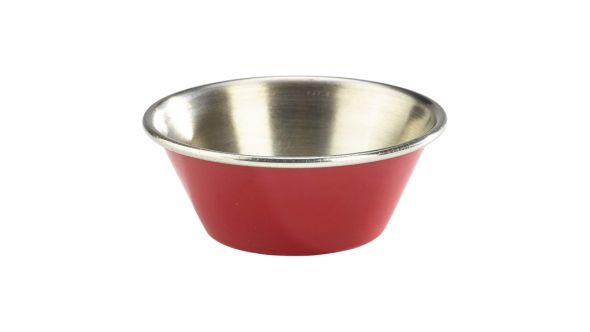 1.5oz Stainless Steel Ramekin Red - Genware