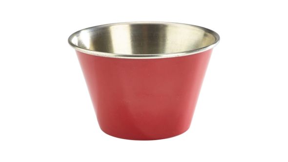 6oz Stainless Steel Ramekin Red - Genware