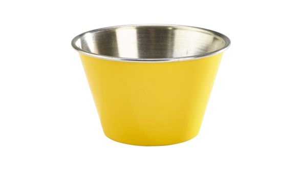 6oz Stainless Steel Ramekin Yellow - Genware