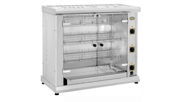 Roller Grill RBE120 Three Spit Electric Rotisserie