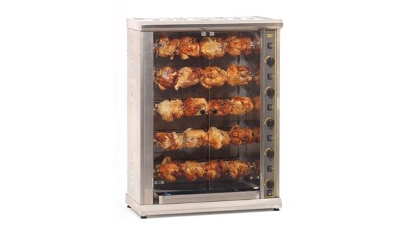 Roller Grill RBG200 Five Spit Large Gas Rotisserie