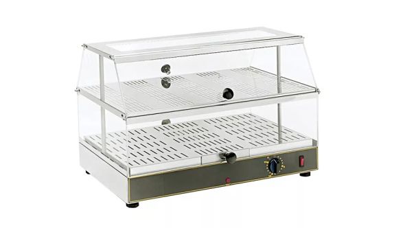 Roller Grill WD200 Two Shelf Hested Display Cabinet