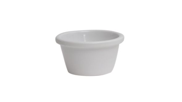 Ramekin 1.5oz Smooth White  63X39mm - Genware