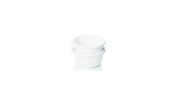 Ramekin 3oz Smooth White 81X36mm - Genware