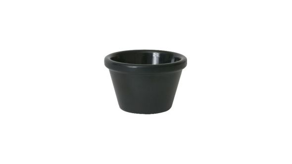 Ramekin 3oz Smooth Black 81X36mm - Genware