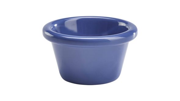 Ramekin 3oz Smooth Blue - Genware