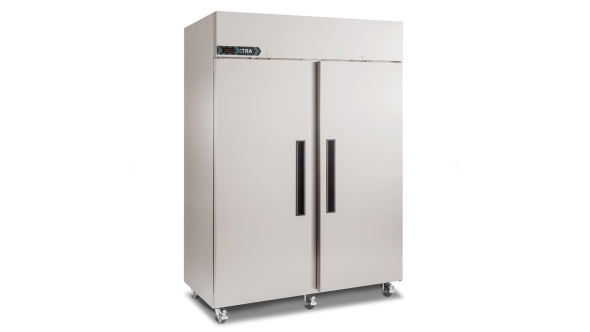 Foster Xtra XR1300L Medium Duty 1300 Ltr Upright Double Door Stainless Steel Freezer