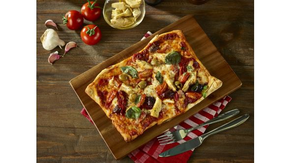 Acacia Wood Pizza Serving Board 40x30x2.5cm - Genware