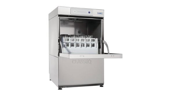 Classeq G400DUO 400mm 16 Pint Undercounter Glasswasher With Drain Pump