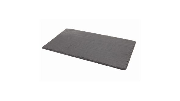 Genware Natural Edge Slate Platter 25 X 13cm