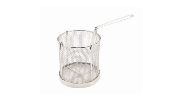 Genware Stainless Steel Spaghetti Basket 15cm Dia x 16cm