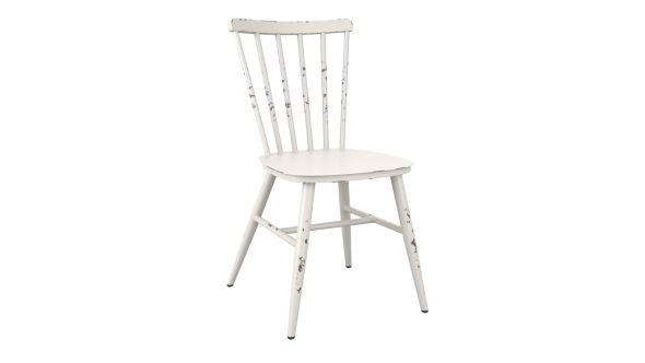 SPIN White Rustic/Retro Chair - Indoor & Outdoor – ZA.669C