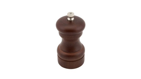 Genware Dark Wood Salt Or Pepper Grinder 10cm