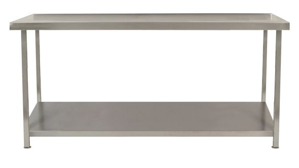 Parry TAB06600 - Stainless Steel Table With Shelf - 600(W) x 600(D) x 900(H) mm