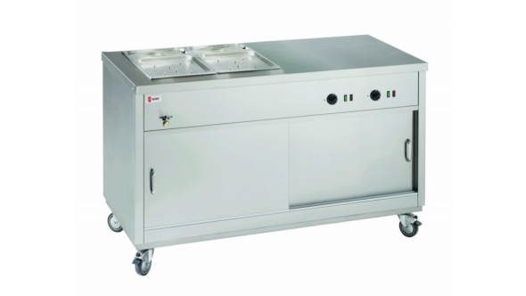 Parry HOT12BM - Electric Hot Cupboard with 1 x 1/1 gn Bain Marie Top