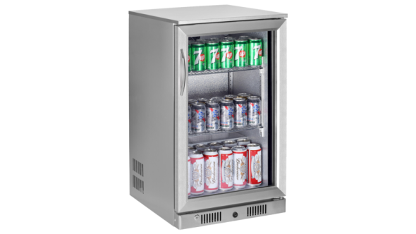 Sterling Pro Green SP1HC-STS Single Door Stainless Steel Bottle Cooler, 106 x 330ml Bottles