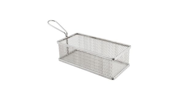 Large Rect. Serving Basket 21.5X10.5X6cm - Genware