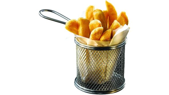 Serving Fry Basket Round 9.3 X 9cm - Genware