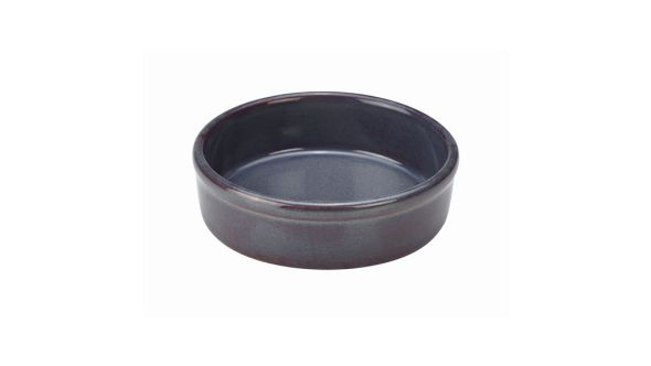 Terra Stoneware Rustic Blue Tapas Dish 13cm - pk 6