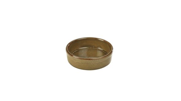 Terra Stoneware Rustic Brown Tapas Dish 13cm - pk 6