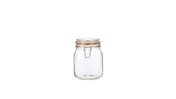 Genware Glass Terrine Jar 1L