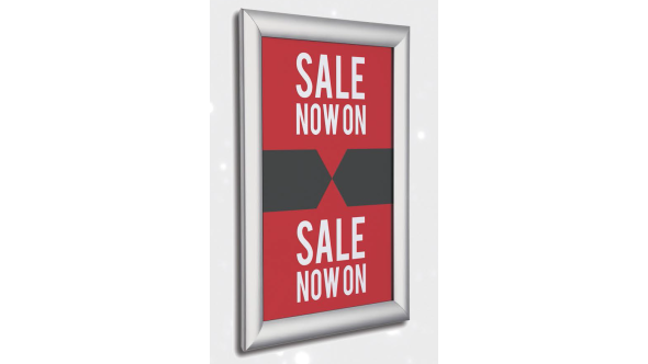 A1 Red 25mm Profile Snap Poster Frame