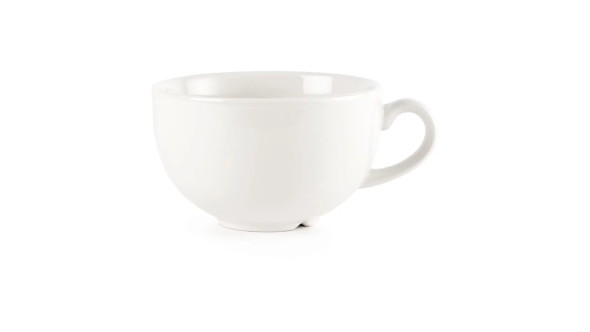 Churchill Plain Whiteware Cappuccino Cups 340ml (Pack of 24)