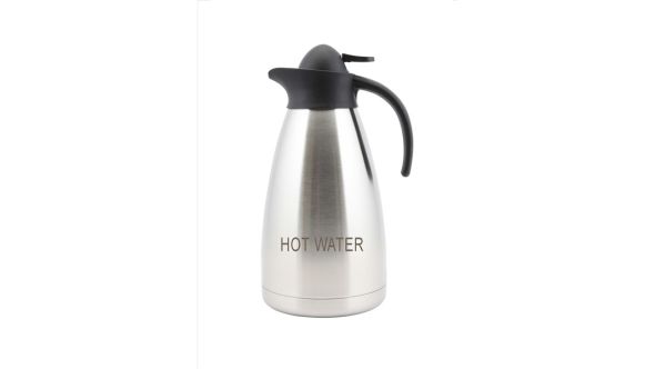 Hot Water Inscribed Contemporary Vac. Jug 2.0 - Genware