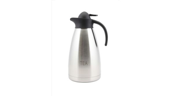 Tea Inscribed Stainless Steel Contemporary Vac. Jug 2.0 - Genware