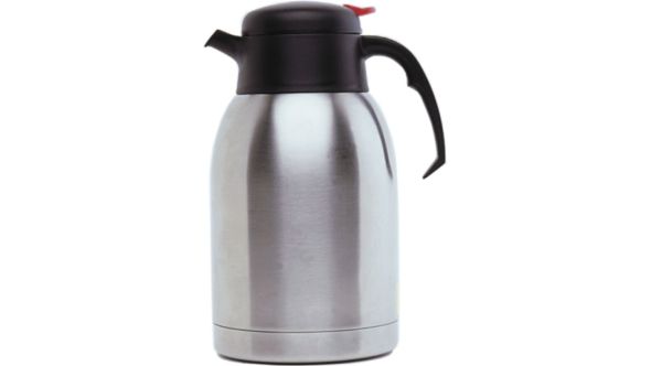 Stainless Steel Vacuum Push Button Jug 2.0L - Genware