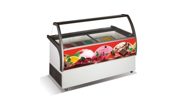 Crystal Venus Elegante 36 Ice Cream Display Freezer 354L