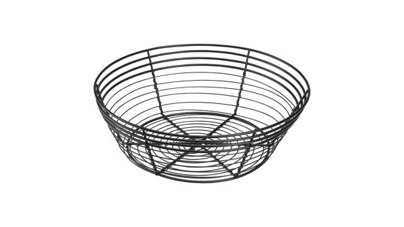 Wire Basket Round 25.5 x 8cm - Genware