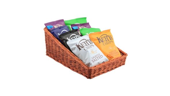 Wicker Display Basket 46X36X20cm - 7cm Front - Genware