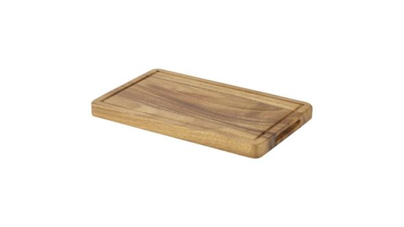 Genware Acacia Wood Serving Board GN 1/2