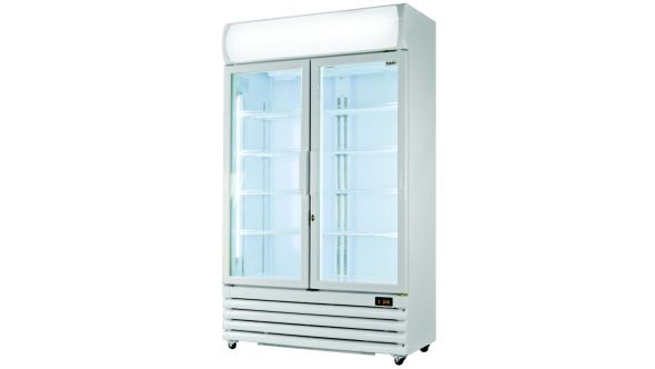 Prodis XD701 Double Door Display Fridge Hinged 750L White