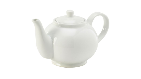 Royal Genware White Teapot 45cl - 393945