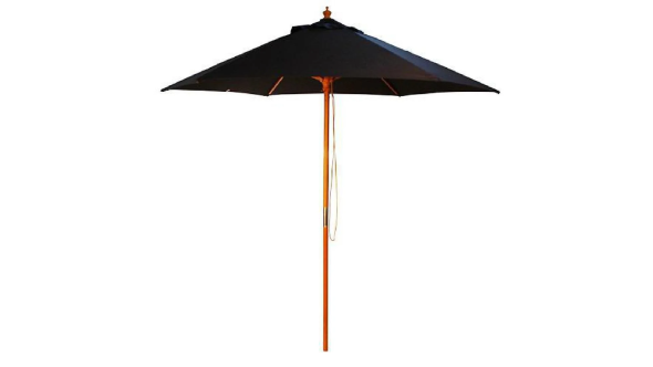 Cheltenham Round Parasol 2.5m Diameter Black