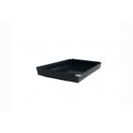 Microsave Teflon Cooking Trays For Microwaves 290mm x 260mm x 30mm - Black