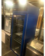 Inomak 0000071193 GRADED-02225 CAP172CR Upright Single Hinged Glass Door Heavy Duty Refrigerator