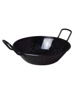 Enamel Deep Paella Pan With Handles 18cm / 7in - V0618