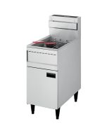 Diamond FGHR-23/N Double Basket Freestanding Gas Fryer on Neutral Closed Cupboard