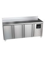 Sterling Pro Green SNI-7-180-30-SB 3 Door Counter Freezer with 100mm Splashback, 452 Litres
