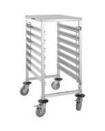 Vogue Gastronorm Racking Trolley 7 Level