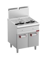 Diamond G7/F28A7-N Double Basket Freestanding Gas Fryer on Closed Cupboard