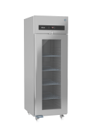 Hoshizaki Premier KG 70 C DR U Glass Single Door Stainless Steel Upright Display Refrigerator, 700 Litres