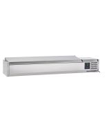 Sterling Pro Cobus SPT1600-330-SS Topping Well with Stainless Steel Lid, 7 x GN1/4