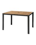 Bolero Acacia Wood and Steel Rectangular Table 1200mm DS153