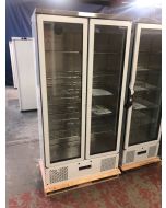 Blizzard 33696363862002504 GRADED-02214 BAR20SS Upright Double Hinged Glass Door Bottle Cooler